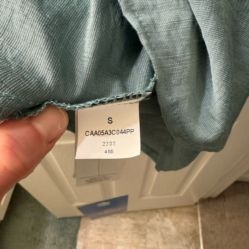 Elegant Teal Sleeveless Dress - Picture 5 of 6